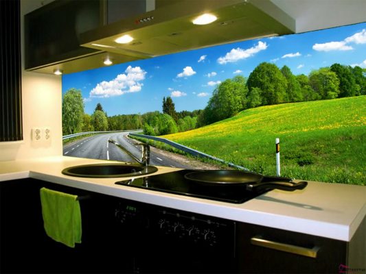 kính ốp bếp 3D mới 2024